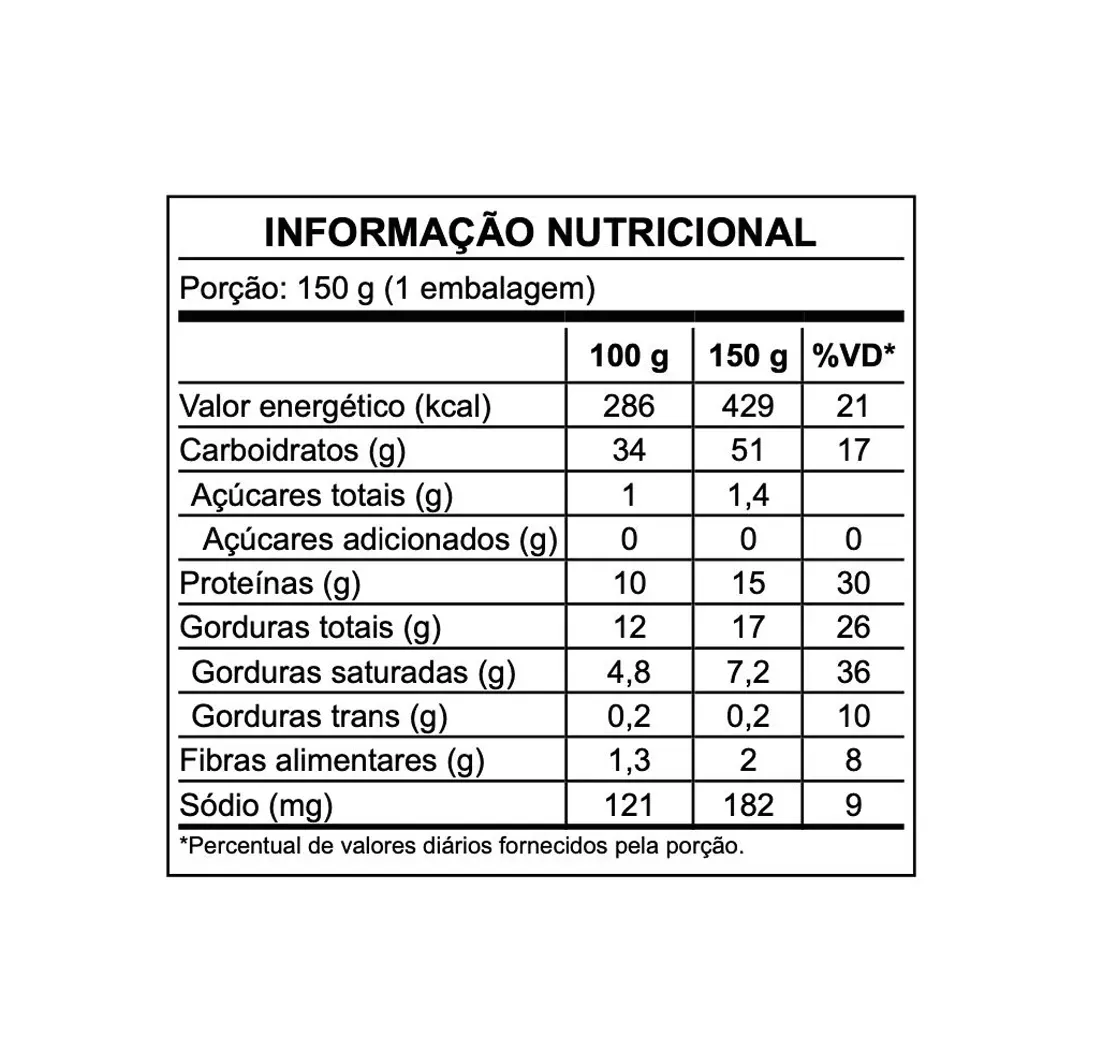 Pizza integral - Mussarela